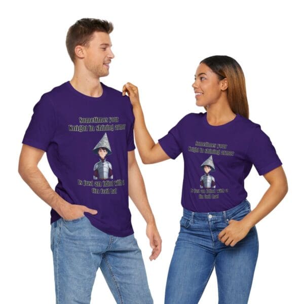 Knight in Shining Armor Unisex Jersey Short Sleeve Tee - Image 373