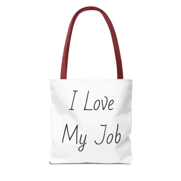 My Work Fascinates Me Tote Bag (AOP) - Image 5