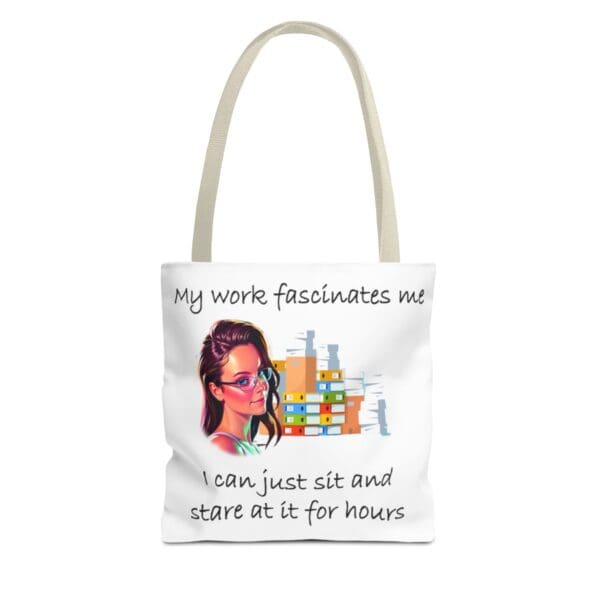 My Work Fascinates Me Tote Bag (AOP) - Image 10