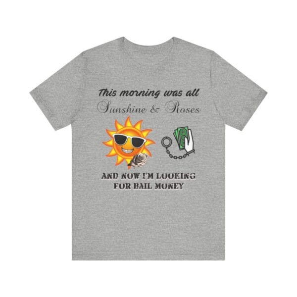 Sunshine and Roses Unisex Jersey Short Sleeve Tee