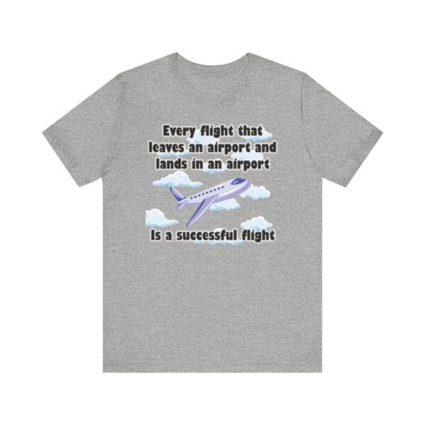 Every Flight Unisex Jersey Short Sleeve Tee - Image 350