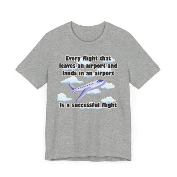 Every Flight Unisex Jersey Short Sleeve Tee - Image 352