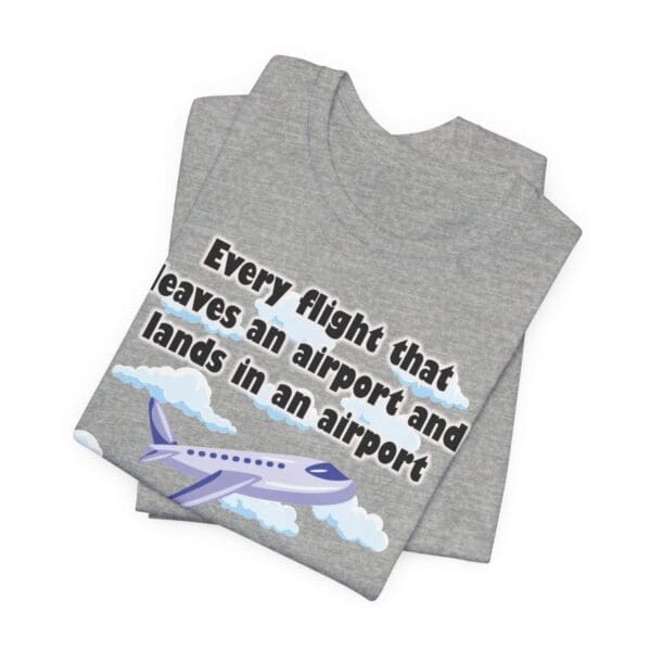 Every Flight Unisex Jersey Short Sleeve Tee - Image 354