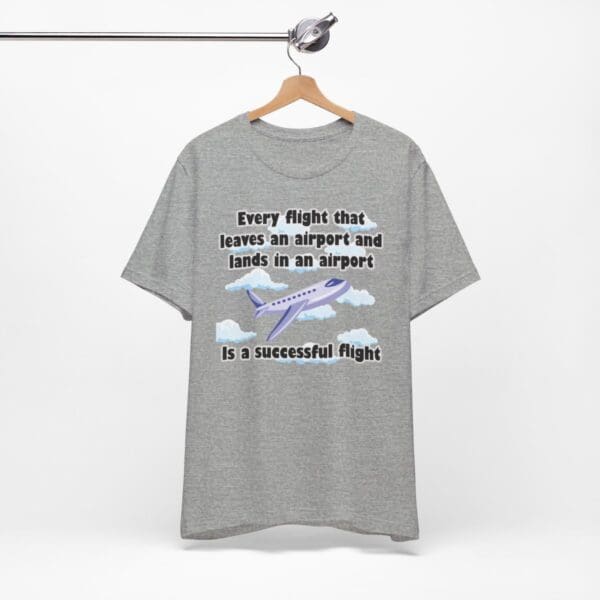 Every Flight Unisex Jersey Short Sleeve Tee - Image 356