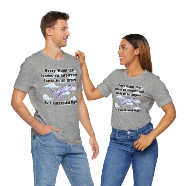 Every Flight Unisex Jersey Short Sleeve Tee - Image 373