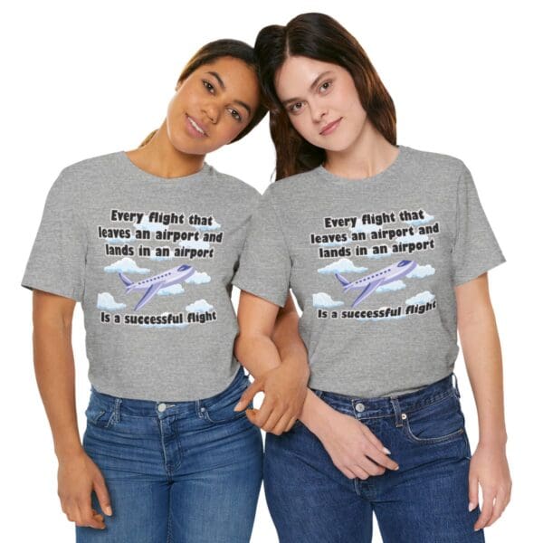 Every Flight Unisex Jersey Short Sleeve Tee - Image 374