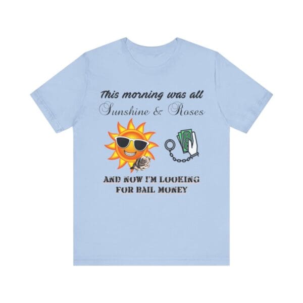 Sunshine and Roses Unisex Jersey Short Sleeve Tee - Image 349