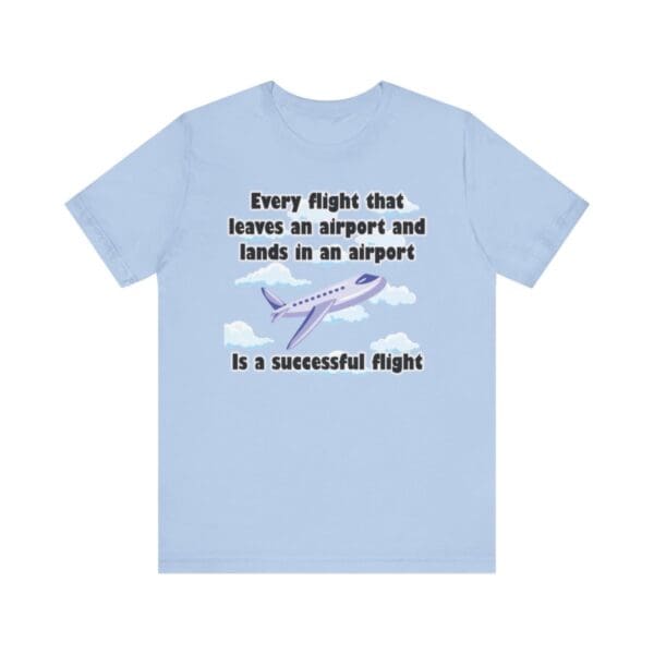 Every Flight Unisex Jersey Short Sleeve Tee - Image 292