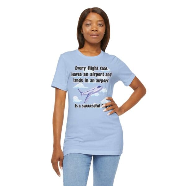 Every Flight Unisex Jersey Short Sleeve Tee - Image 312