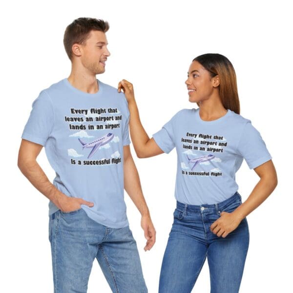 Every Flight Unisex Jersey Short Sleeve Tee - Image 315