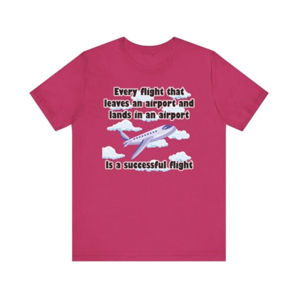 Every Flight Unisex Jersey Short Sleeve Tee - Image 408