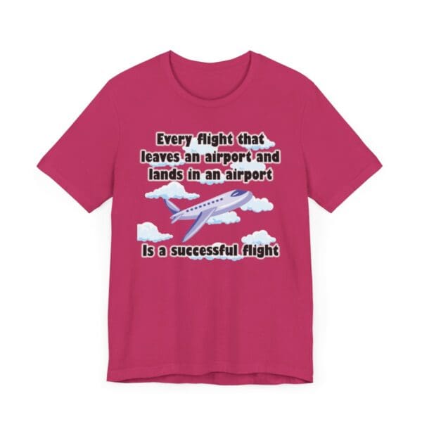 Every Flight Unisex Jersey Short Sleeve Tee - Image 410