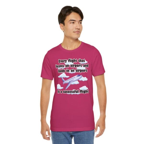 Every Flight Unisex Jersey Short Sleeve Tee - Image 426