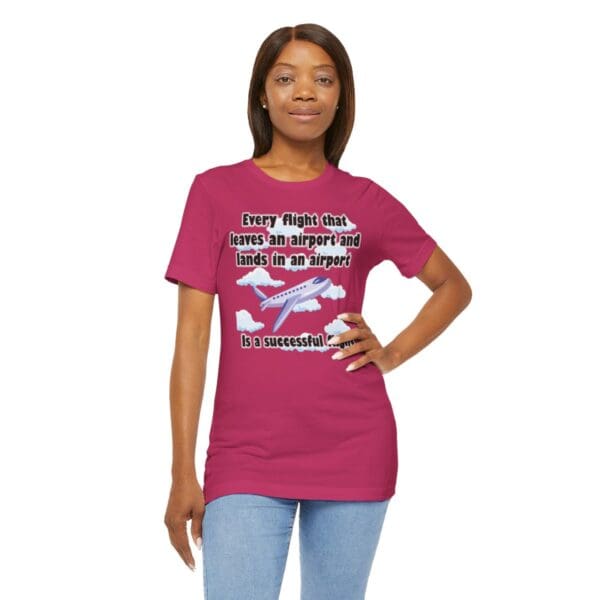 Every Flight Unisex Jersey Short Sleeve Tee - Image 428