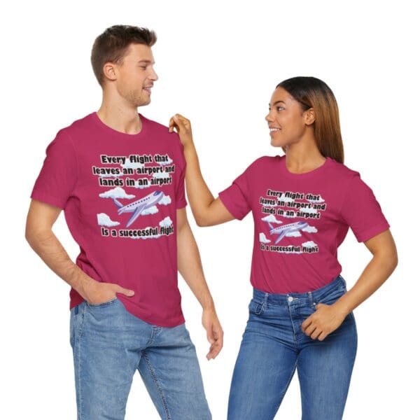 Every Flight Unisex Jersey Short Sleeve Tee - Image 431