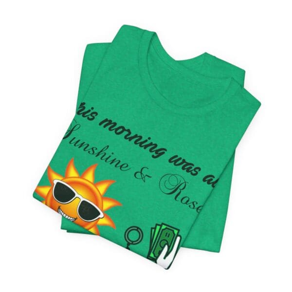 Sunshine and Roses Unisex Jersey Short Sleeve Tee - Image 266