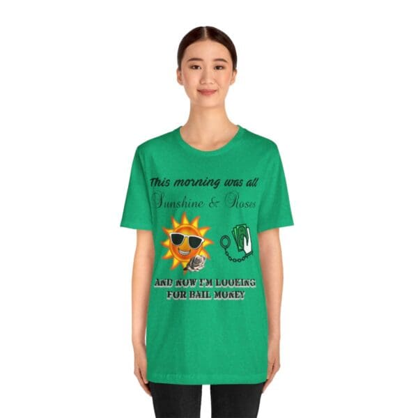 Sunshine and Roses Unisex Jersey Short Sleeve Tee - Image 272