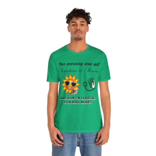 Sunshine and Roses Unisex Jersey Short Sleeve Tee - Image 273