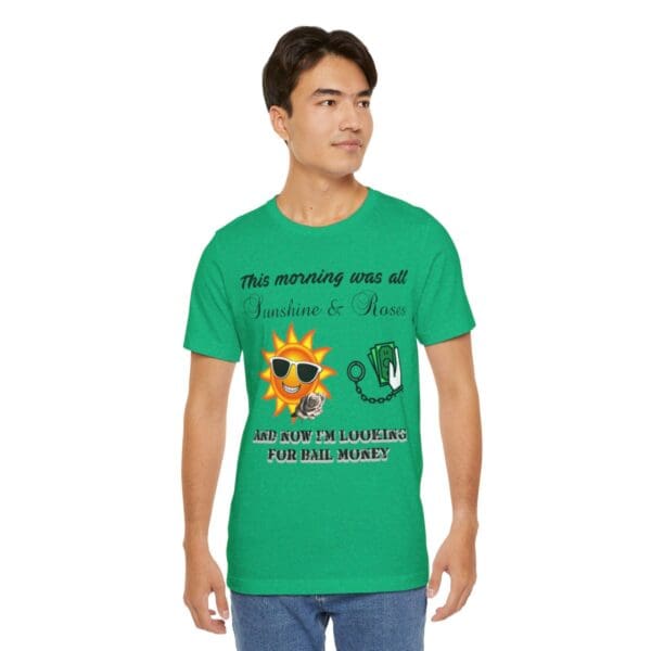 Sunshine and Roses Unisex Jersey Short Sleeve Tee - Image 281