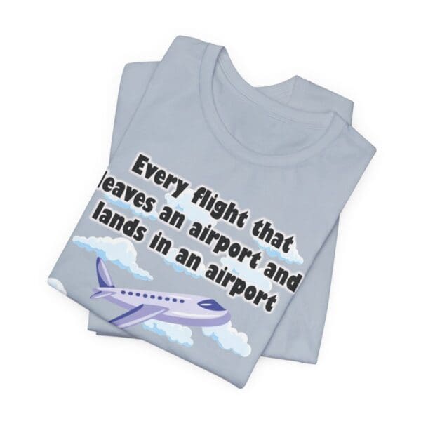 Every Flight Unisex Jersey Short Sleeve Tee - Image 325