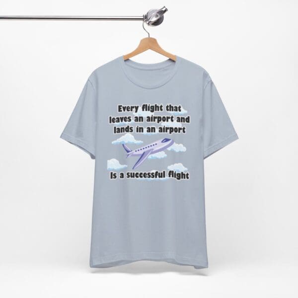 Every Flight Unisex Jersey Short Sleeve Tee - Image 327