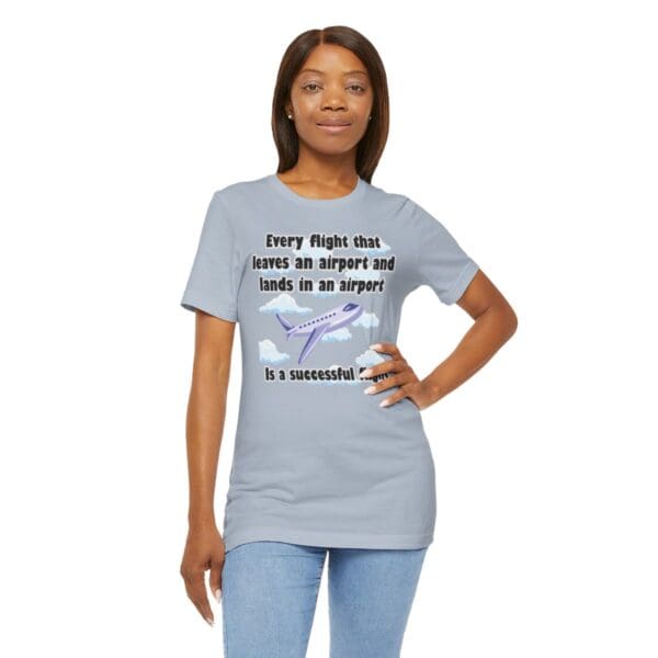 Every Flight Unisex Jersey Short Sleeve Tee - Image 341