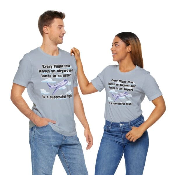 Every Flight Unisex Jersey Short Sleeve Tee - Image 344