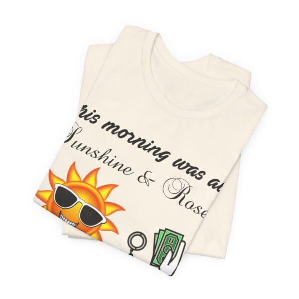 Sunshine and Roses Unisex Jersey Short Sleeve Tee - Image 121