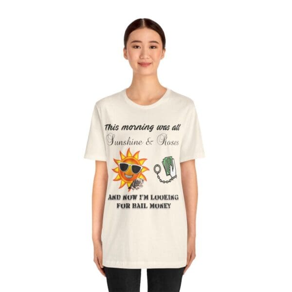 Sunshine and Roses Unisex Jersey Short Sleeve Tee - Image 127