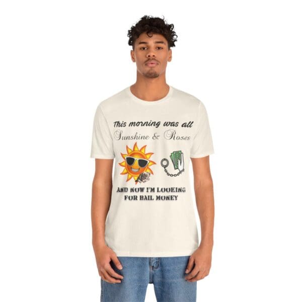 Sunshine and Roses Unisex Jersey Short Sleeve Tee - Image 128