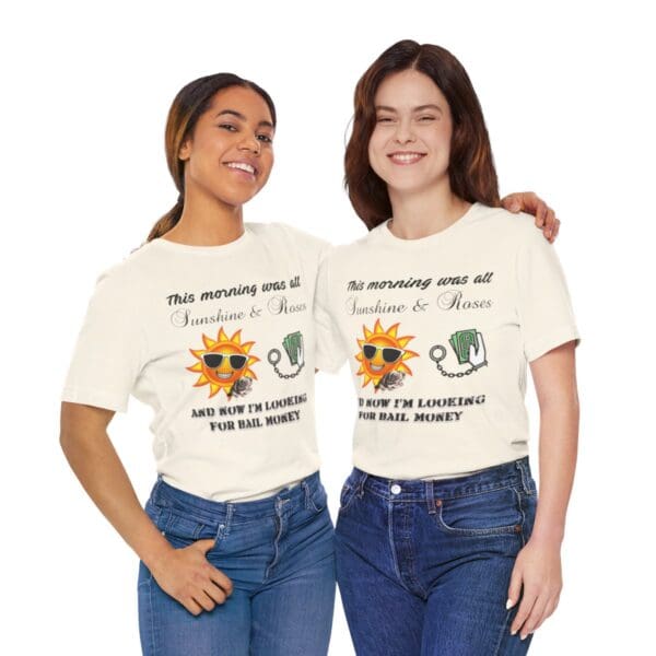 Sunshine and Roses Unisex Jersey Short Sleeve Tee - Image 143