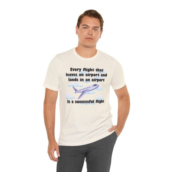 Every Flight Unisex Jersey Short Sleeve Tee - Image 101