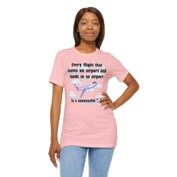 Every Flight Unisex Jersey Short Sleeve Tee - Image 457