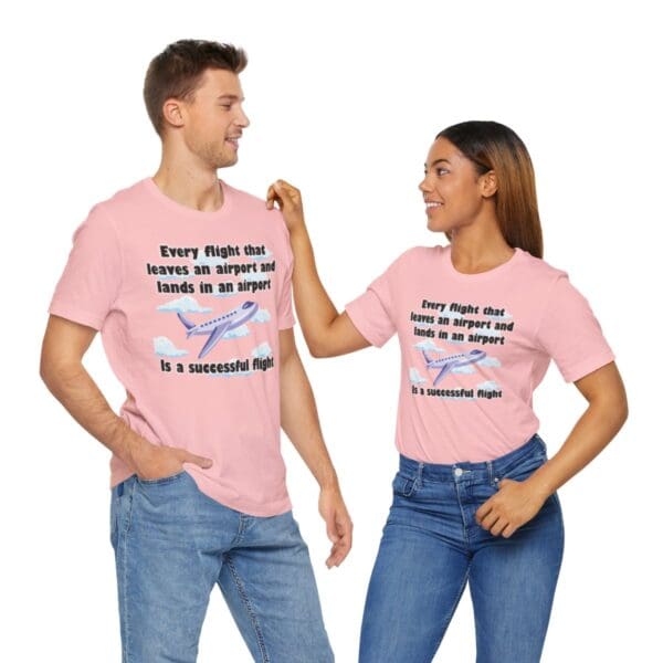 Every Flight Unisex Jersey Short Sleeve Tee - Image 460