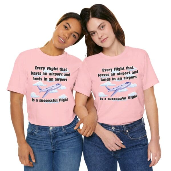 Every Flight Unisex Jersey Short Sleeve Tee - Image 461