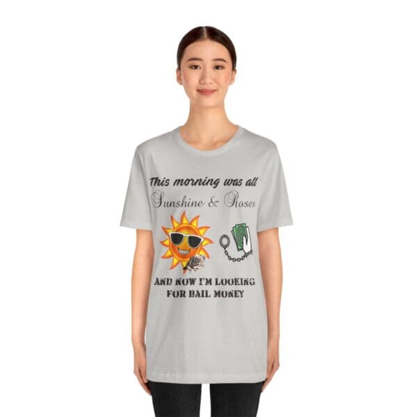 Sunshine and Roses Unisex Jersey Short Sleeve Tee - Image 185