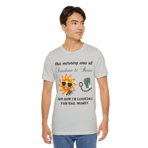 Sunshine and Roses Unisex Jersey Short Sleeve Tee - Image 194