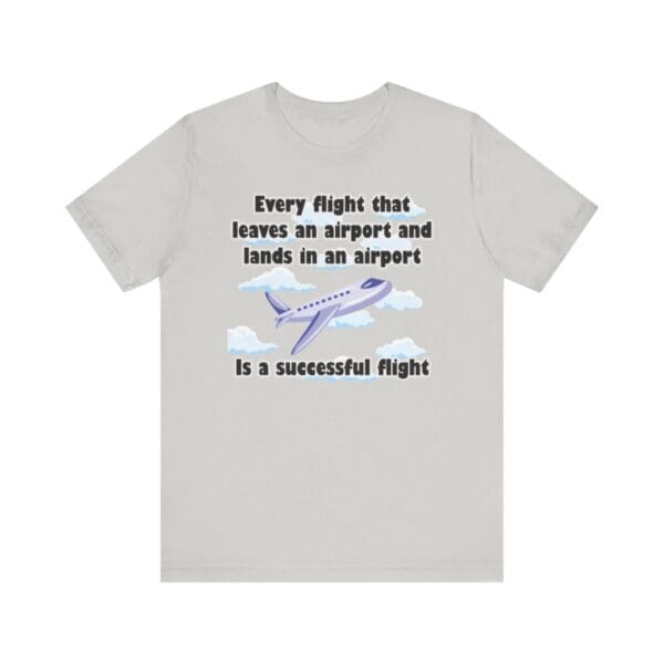 Every Flight Unisex Jersey Short Sleeve Tee - Image 2