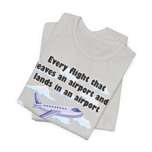 Every Flight Unisex Jersey Short Sleeve Tee - Image 6