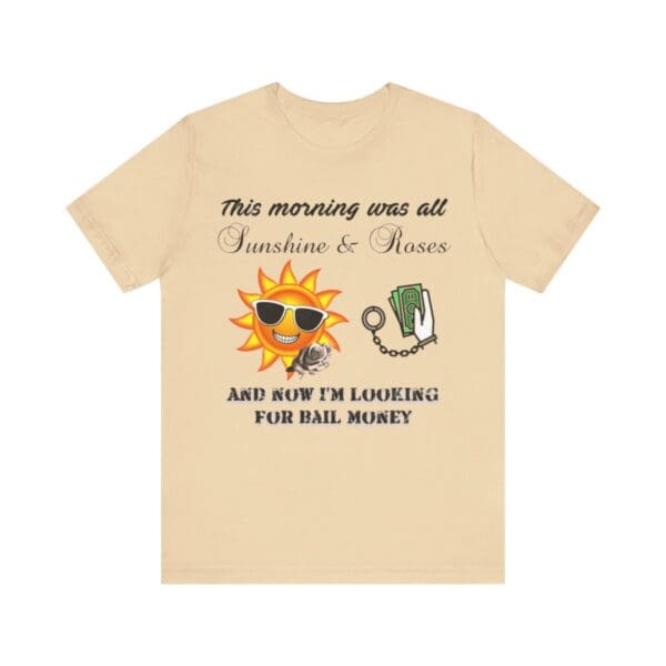 Sunshine and Roses Unisex Jersey Short Sleeve Tee - Image 146