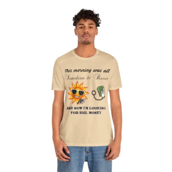 Sunshine and Roses Unisex Jersey Short Sleeve Tee - Image 157