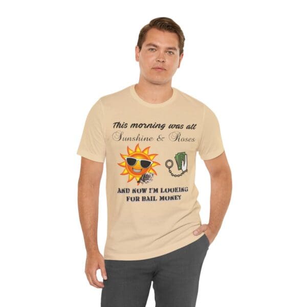 Sunshine and Roses Unisex Jersey Short Sleeve Tee - Image 159