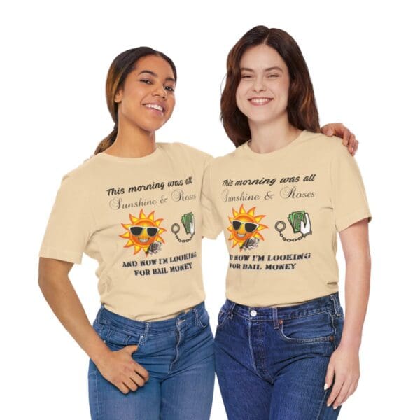 Sunshine and Roses Unisex Jersey Short Sleeve Tee - Image 172