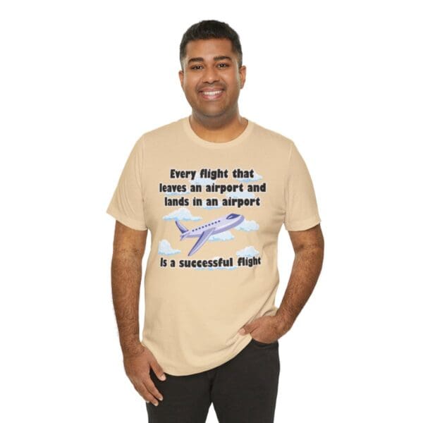 Every Flight Unisex Jersey Short Sleeve Tee - Image 132