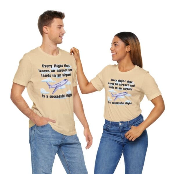 Every Flight Unisex Jersey Short Sleeve Tee - Image 141