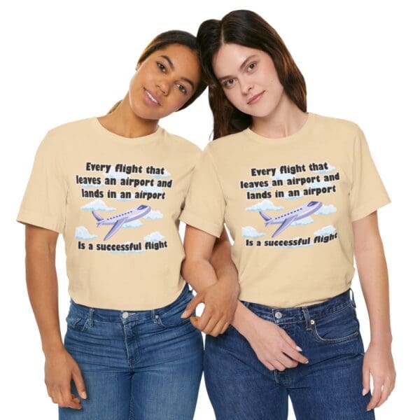 Every Flight Unisex Jersey Short Sleeve Tee - Image 142