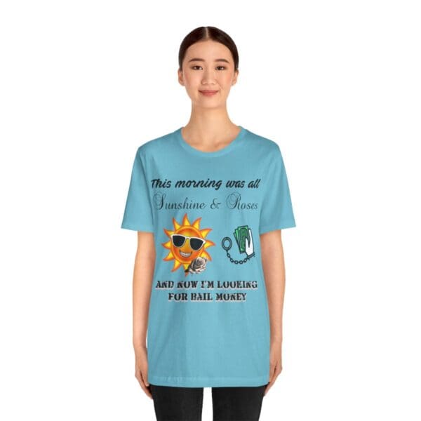 Sunshine and Roses Unisex Jersey Short Sleeve Tee - Image 330