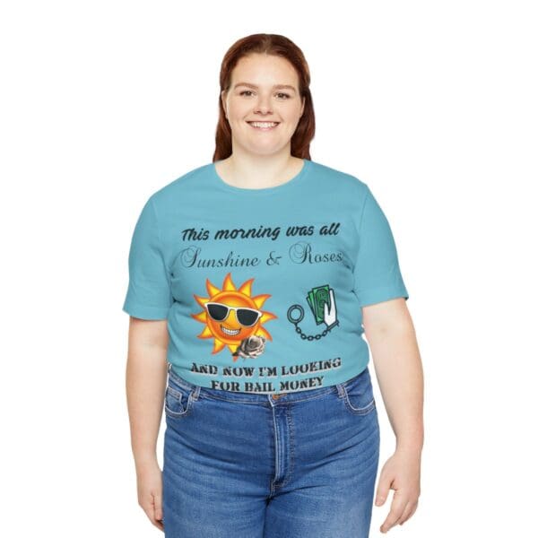 Sunshine and Roses Unisex Jersey Short Sleeve Tee - Image 334