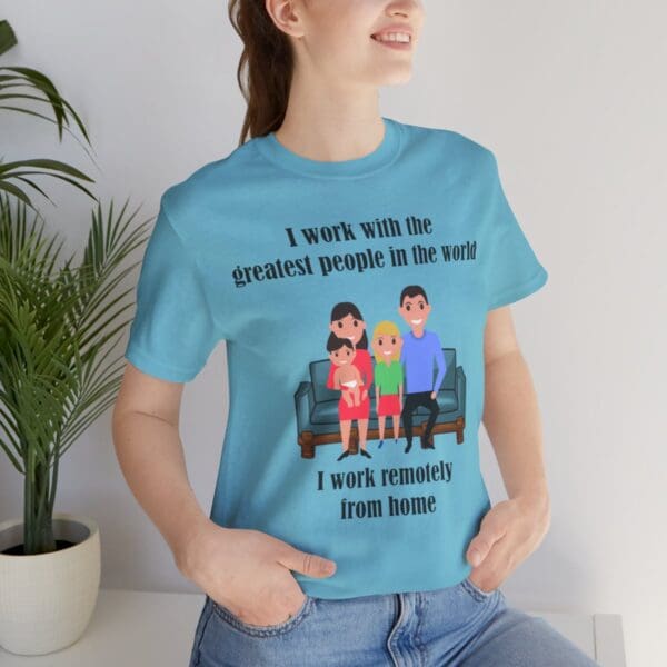 I Work With The Greatest People Unisex Jersey Short Sleeve Tee - Image 183