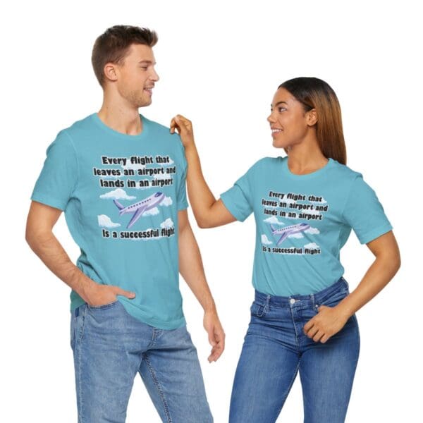 Every Flight Unisex Jersey Short Sleeve Tee - Image 286